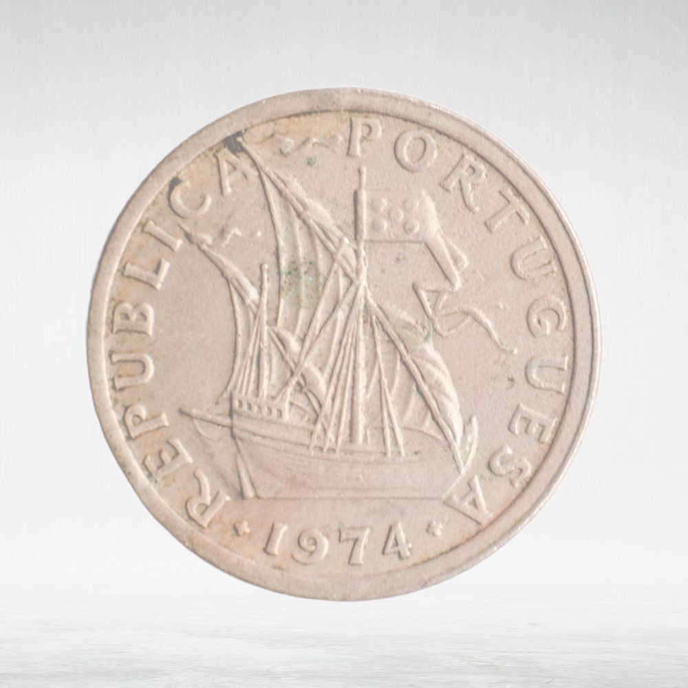 Portugal, 2.50 Escudos, 1974, VF