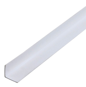 Угол отделочный из ПВХ, белый, 2700х15х15 мм 096580