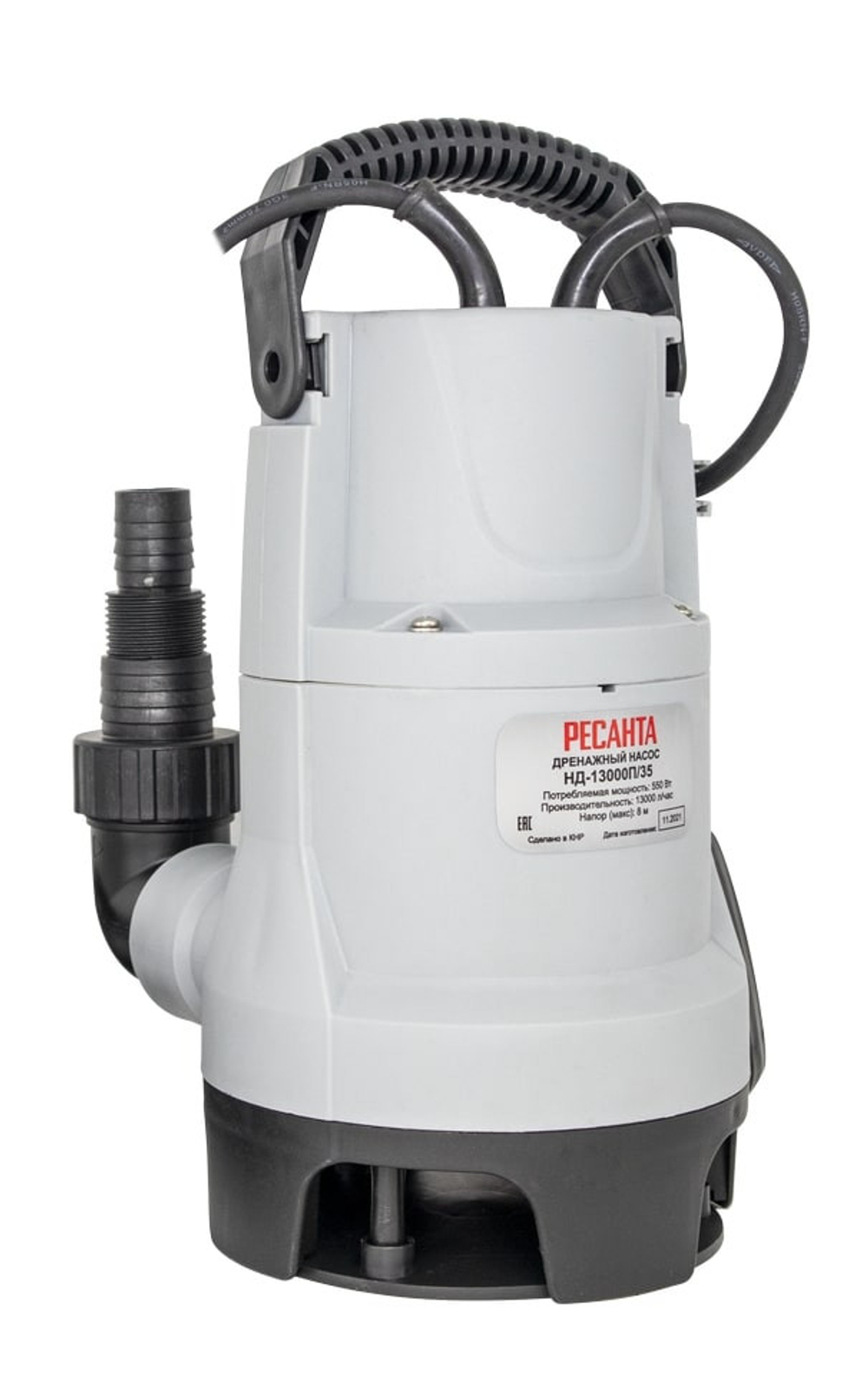 Насос дренажный Ресанта НД-13000П/35 77/2/5