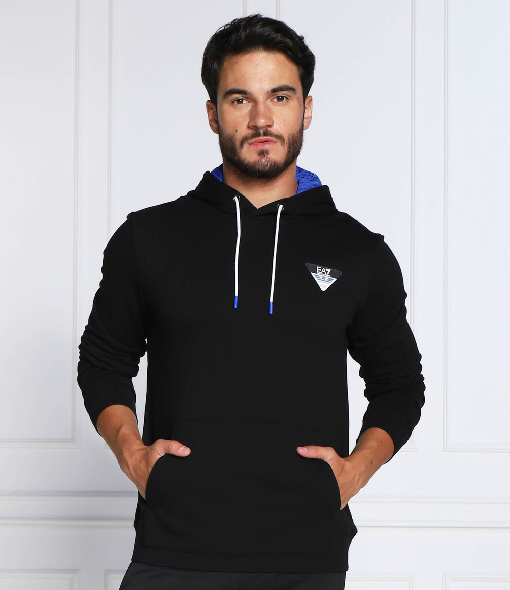 Худи EA7 - черный(6LPM72 PJEQZ)