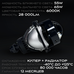 Светодиодные Bi Led модули Statlight Newborn 3.0 дюйма 2 чипа