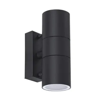 Фасадный светильник 2*GU10 A3302AL-2BK черный Sonaglio Arte Lamp