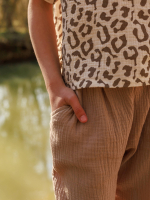 Брюки широкие Mjölk Clay, из муслина