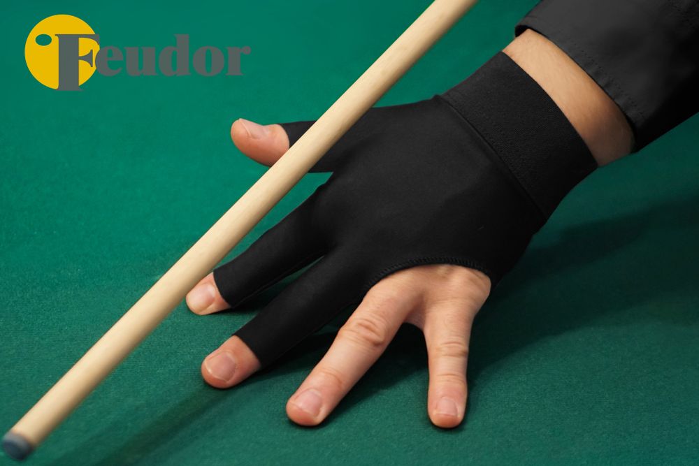 Перчатка-бильярдная Feudor Sport black M/L