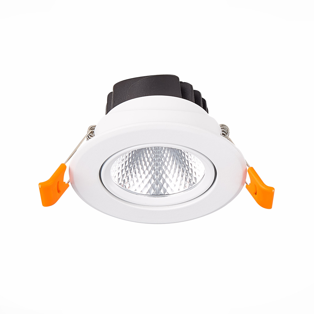 ST211.548.08.36 Св-к встр. Белый LED 1*8W 4000K 640Lm Ra80 36° IP20 D86xH50 220-240V Встраиваемые светильники