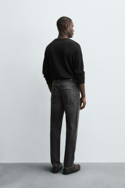 ZARA ДЖИНСЫ SLIM FIT БАЗОВЫЕ, СЕРЫЙ