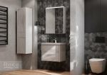 Тумба с раковиной Roca Ronda ZRU9303002 60 белый матовый/бетон