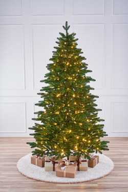 Ель искусственная с лампочками Смоленская