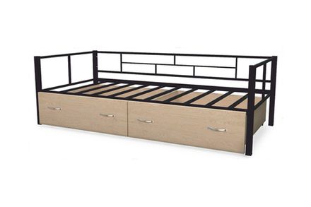 Кровать односпальная Валенсия м/к, лдсп