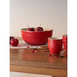 Миска для смешивания Birds of Paradise, 4,2 л, красная