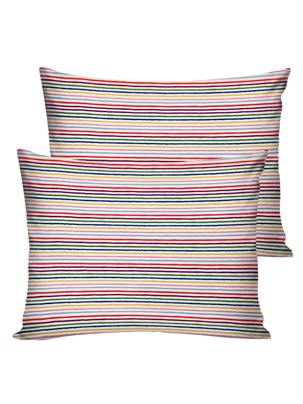 Постельное белье перкаль Сказка "Радужная полоска" 2-спальное Наволочка 50х70 см 2 шт Простынь на резинке 160x200 см Пододеяльник 175x215 см