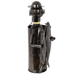 GAEM Подставка для бутылки "Рыбак", L16 W11 H21 см