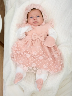 Платье для новорожденных девочек