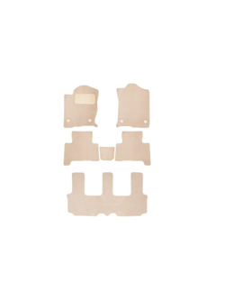 Коврики в салон для HAVAL H9, 2014-2017, кроссовер, 6 шт. (текстиль, бежевые) KVR04.099.009.22112KH