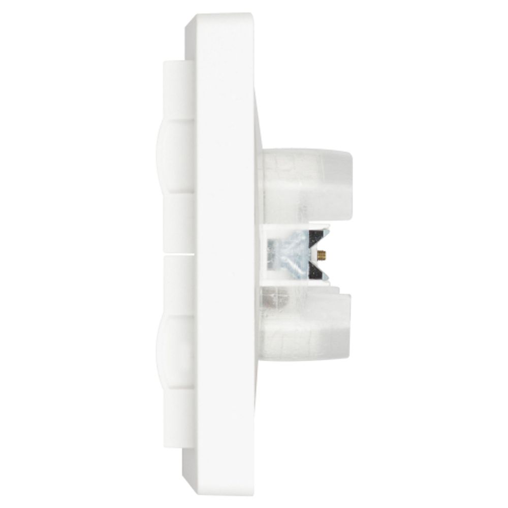 Розетка Intro Style 7-210-01 2х2P+E Schuko с крышкой штор., 16А-250В, СУ, IP44, белый | Intro