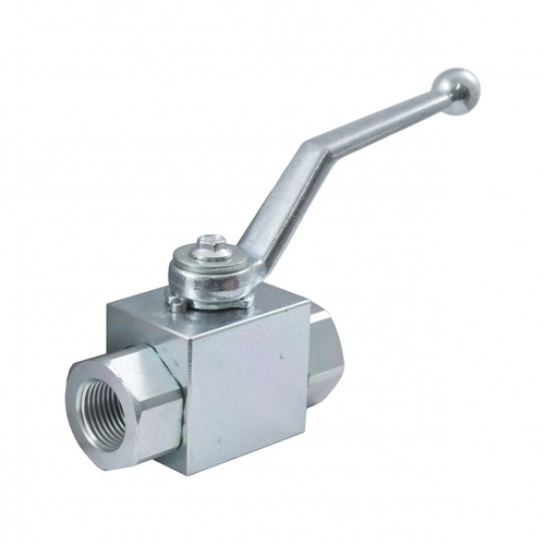 Шаровый кран 2-ходовой 3/4″ (G3/4) стальной для гидравлики Hansa-Flex BKR20VZ