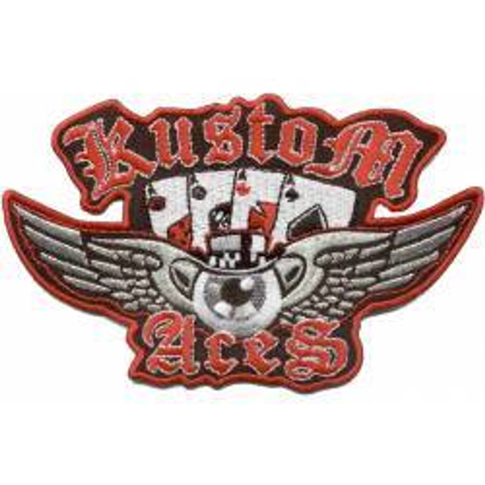 Нашивка Kustom Aces-тузы кастом