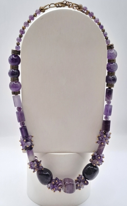 Колье "Глициния"