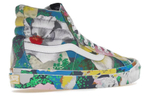 Vans x KENZO Sk8-Hi floral print high-top fashion sneakers men's green