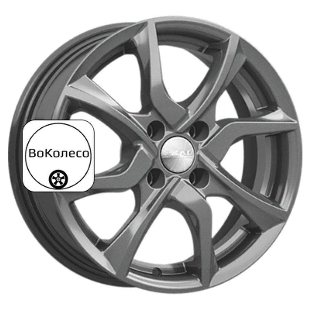 6x15/4x100 ET39 D56,6 Тулон (КЛ233) Графит СКАД