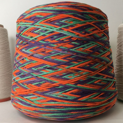 TATTOO - Lineapiu; 100% хлопок; 200м/100гр; Шнурок; Секционное окрашивание: фиолетовый, зеленый, оранжевый
