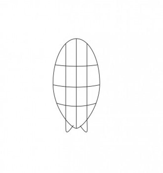 Ритуальный каркас-овал ОГРОМНЫЙ (1810 *860)