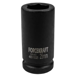 Головка ударная глубокая 3/4'', 25мм (6гр.) FORCEKRAFT FK-46510025