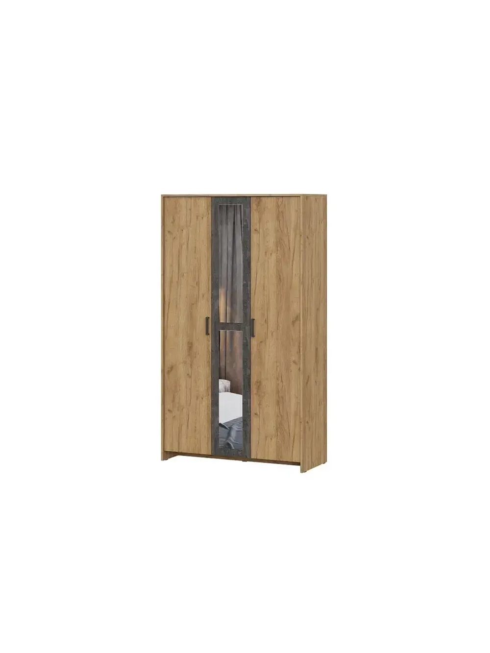 Шкаф для одежды Камень Тёмный 120х50х209 см