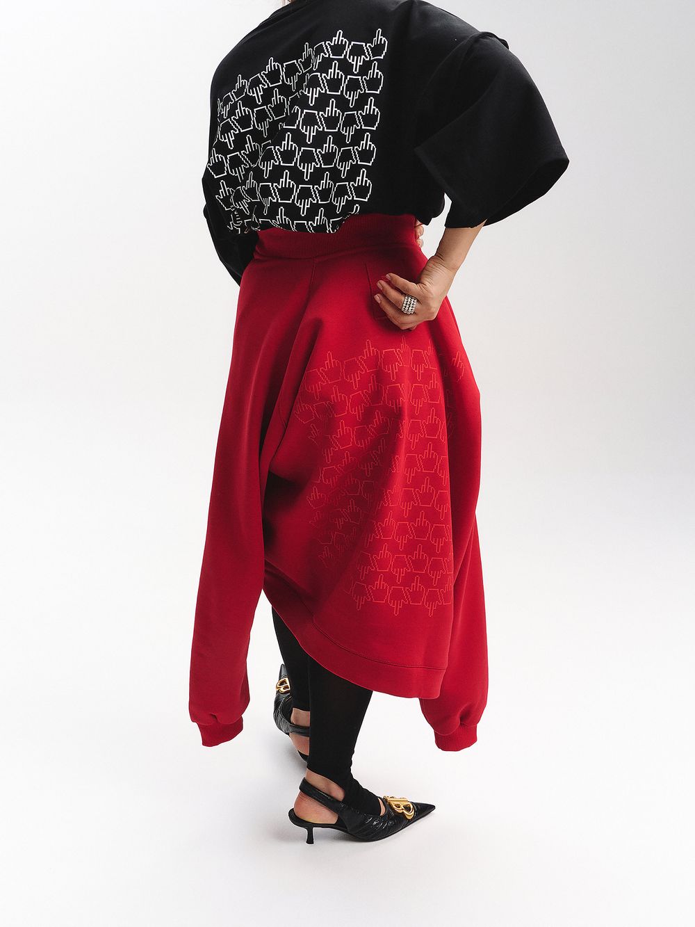 Бомбер оверсайз унисекс «ФАК» Бомбер оверсайз унисекс «ФАК»