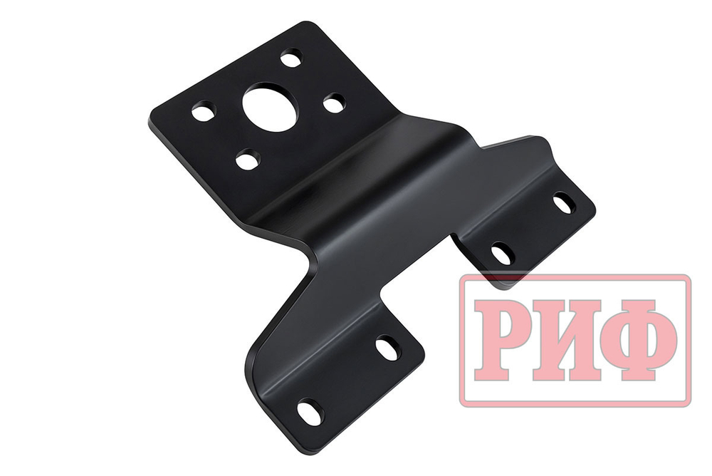 Бампер задний силовой/защита штатного бампера Nissan Patrol Y62 c квадратом под фаркоп РИФ