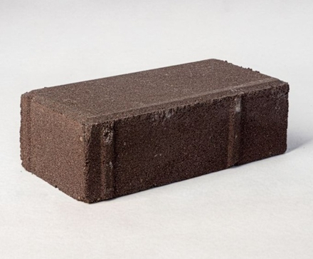 Брусчатка Кирпичик 200x100x60 мм коричневый