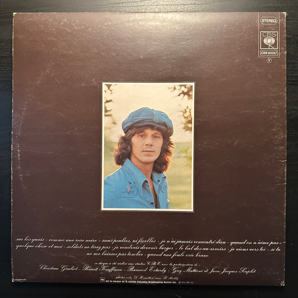 Gerard Lenorman - Quelque Chose Et Moi (Франция 1974г.)