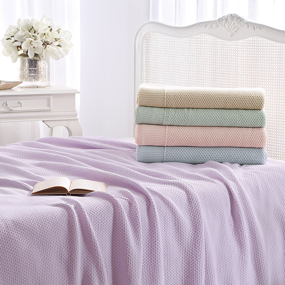 Плед 180x240 Tivolyo home Sera лиловый