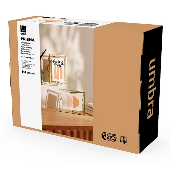 Фоторамка Prisma 13х18 золотистая