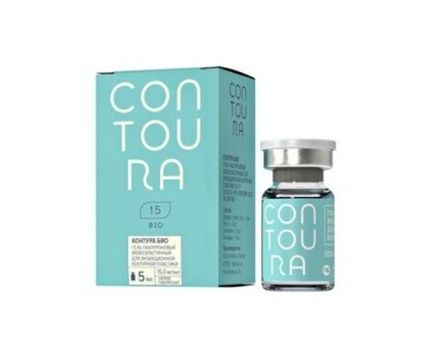 Гель гиалуроновый вязкоэластичный д/контурной пластики КОНТУРА БИО 15 мг/мл, флакон 5 мл
