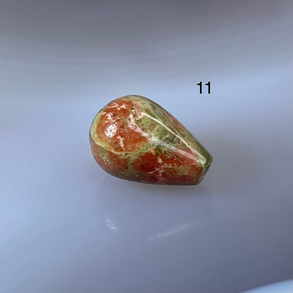 54647 Унакит Бусина капля 8*12мм-53