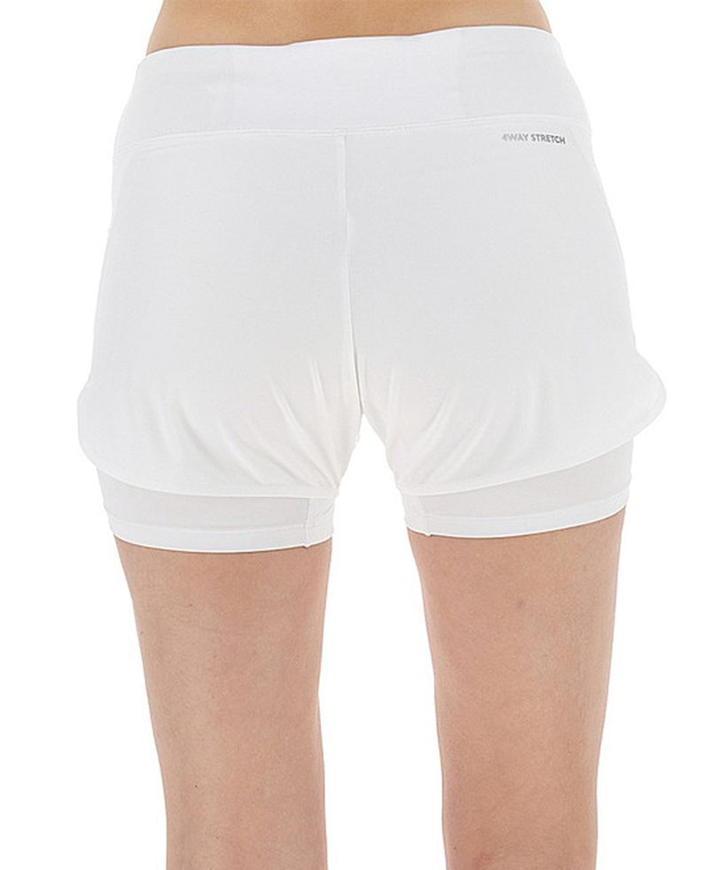 Женские Шорты теннисные Lotto Tech W II D1 - белый