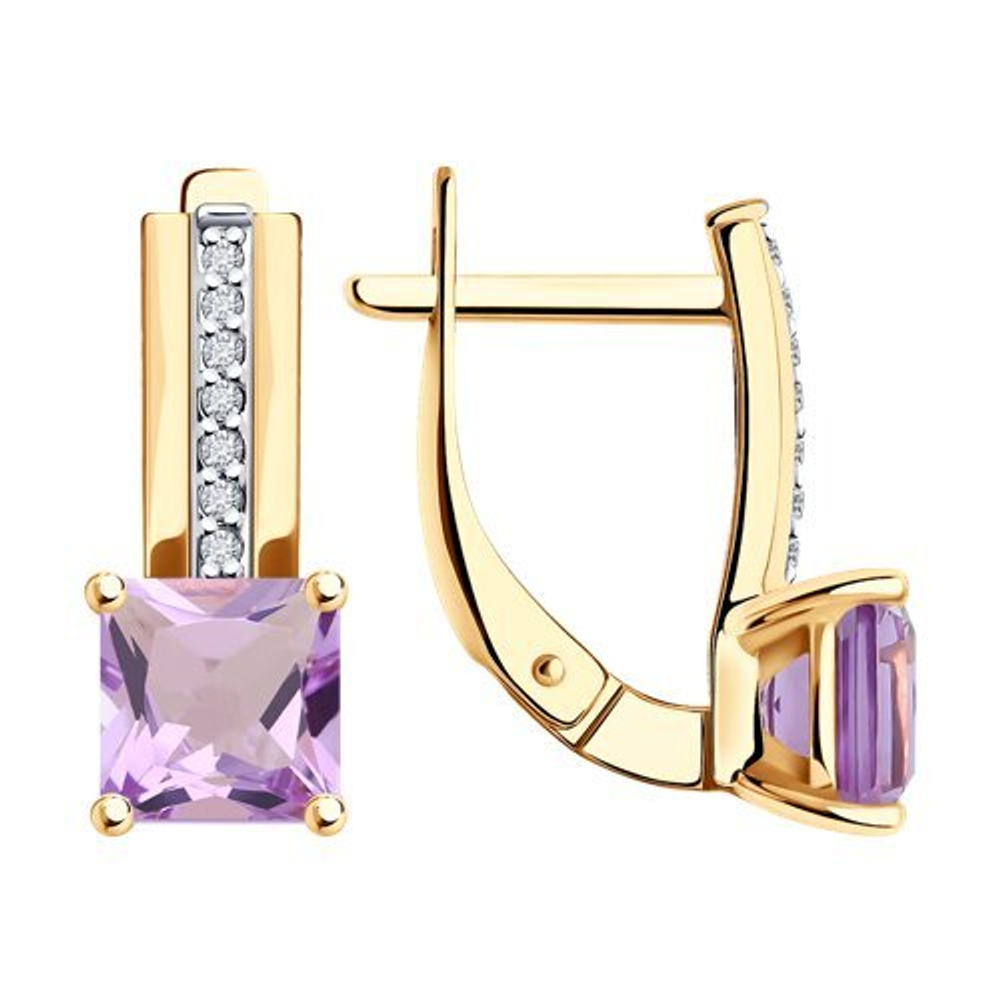 Серьги из золота 585 пробы