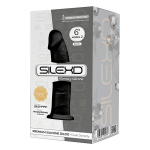 Черный фаллоимитатор 15см на присоске SilexD Premium Silicone Dildo 6" Model 2