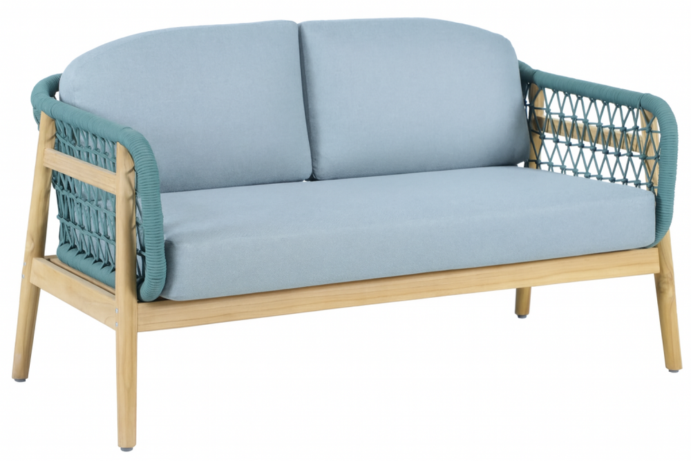 Комплект деревянной лаунж-мебели на 4 персоны Tagliamento Cambria, натуральный, мальмо