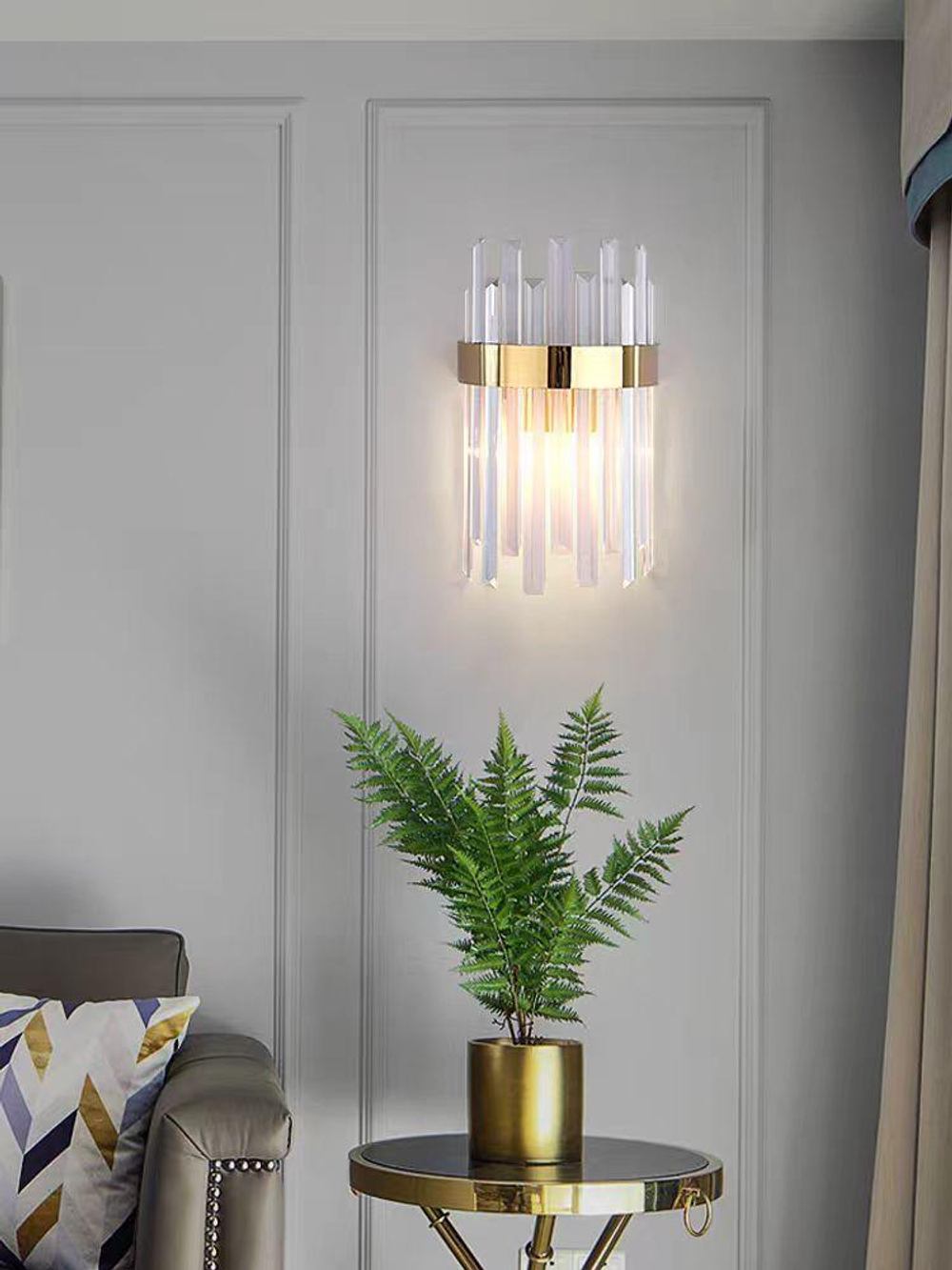 Бра Alfa Light F2024-56 E14*2 Титан