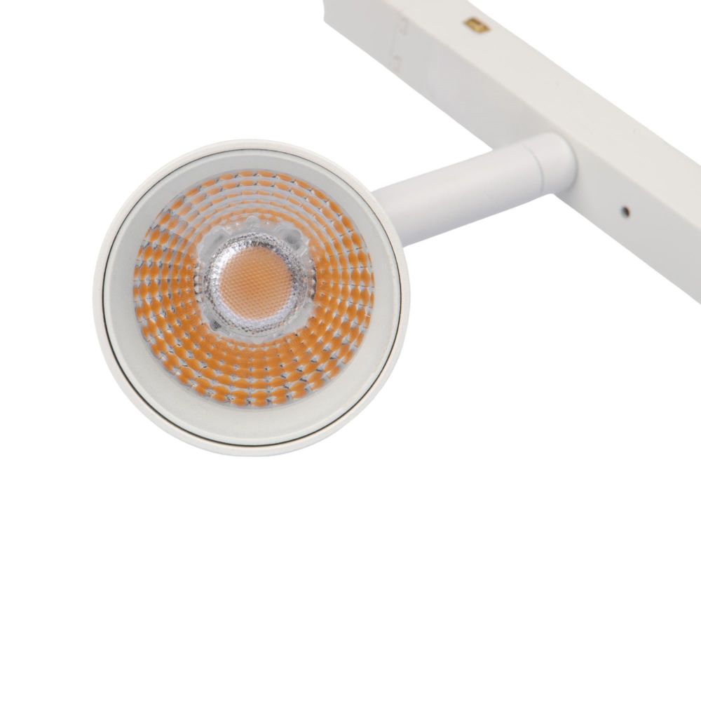 ULB-M60-12W-4000K-35 WHITE Светильник-прожектор светодиодный трековый. Для магнитного шинопровода. 2000 Лм. Белый свет 4000К. Белый. ТМ Uniel