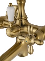 Смеситель для ванны с душем WONZON & WOGHAND RETRO, Брашированное золото (WW-88639020-BG)