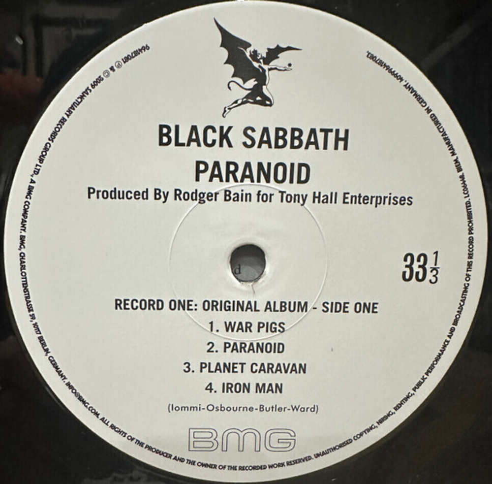 Black Sabbath / Paranoid (Deluxe Edition)(2LP)