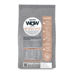 Сухой корм ALPHAPET WOW Superpremium сухой для взрослых собак мелких пород с чувствительным пищеварением, с ягненком и бурым рисом - 0,9 кг
