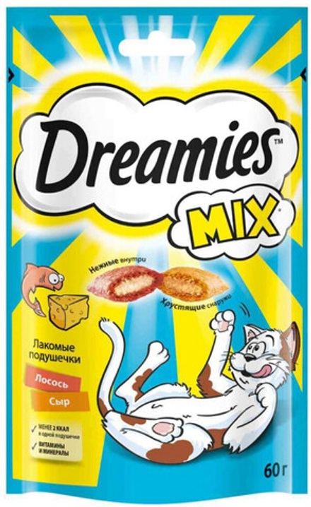 DREAMIES лакомство с лосось сыр 60 г