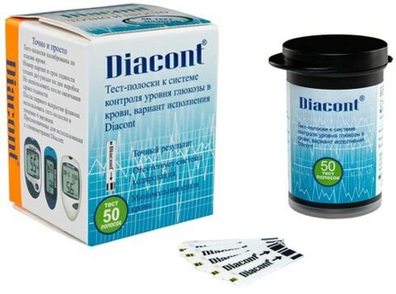 Diacont Тест-полоски 50 шт