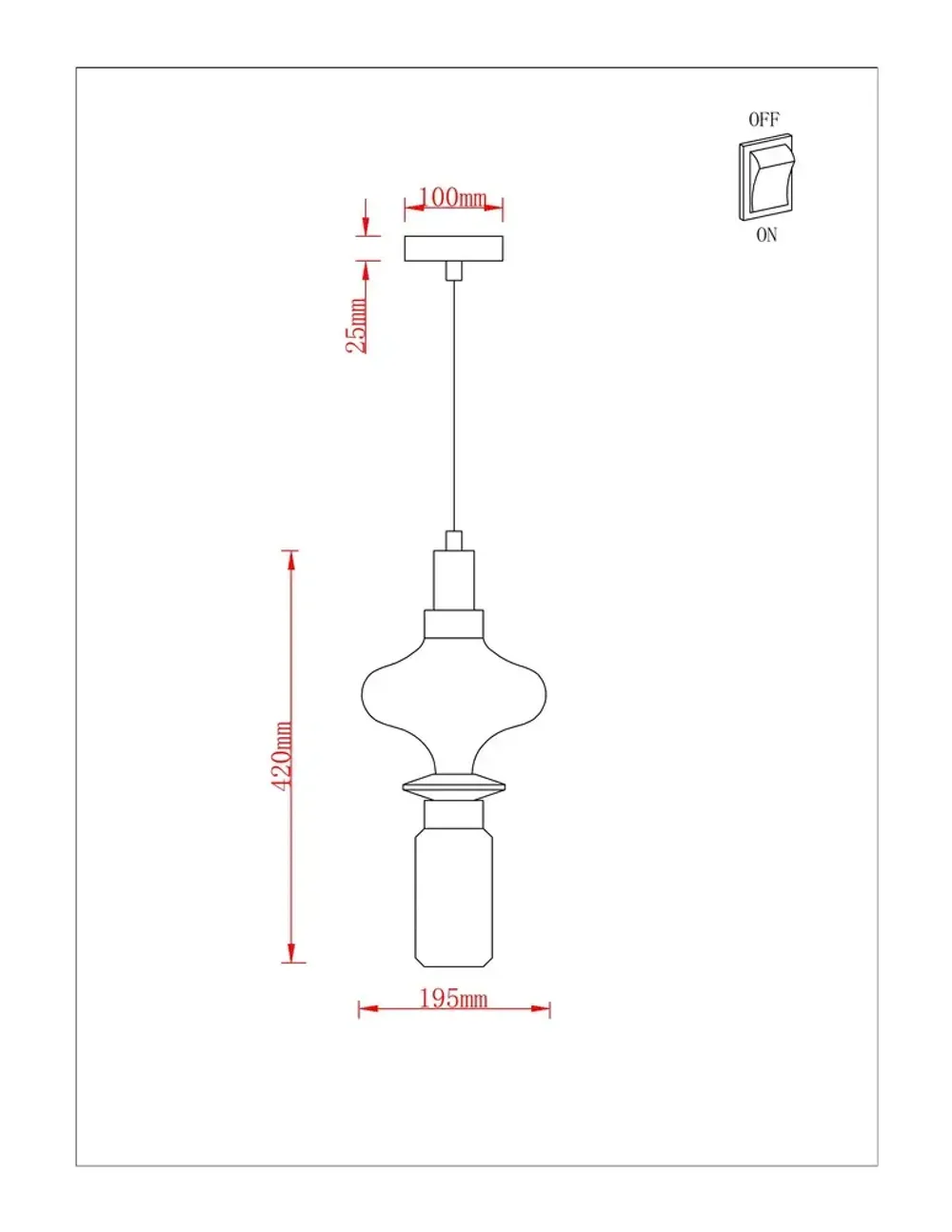 Подвесной светильник Arte Lamp