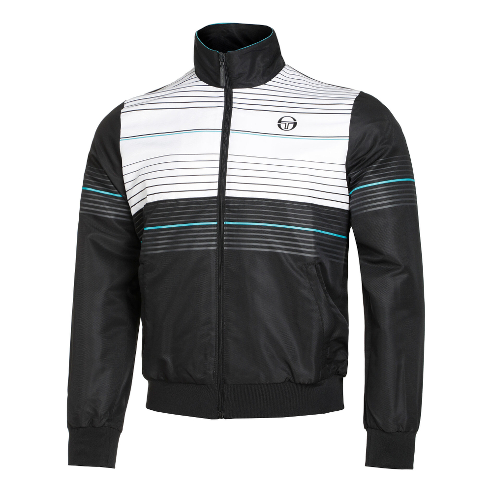 Мужские теннисные Костюмы Sergio Tacchini Spaghetti Tracksuit Men - Black, White