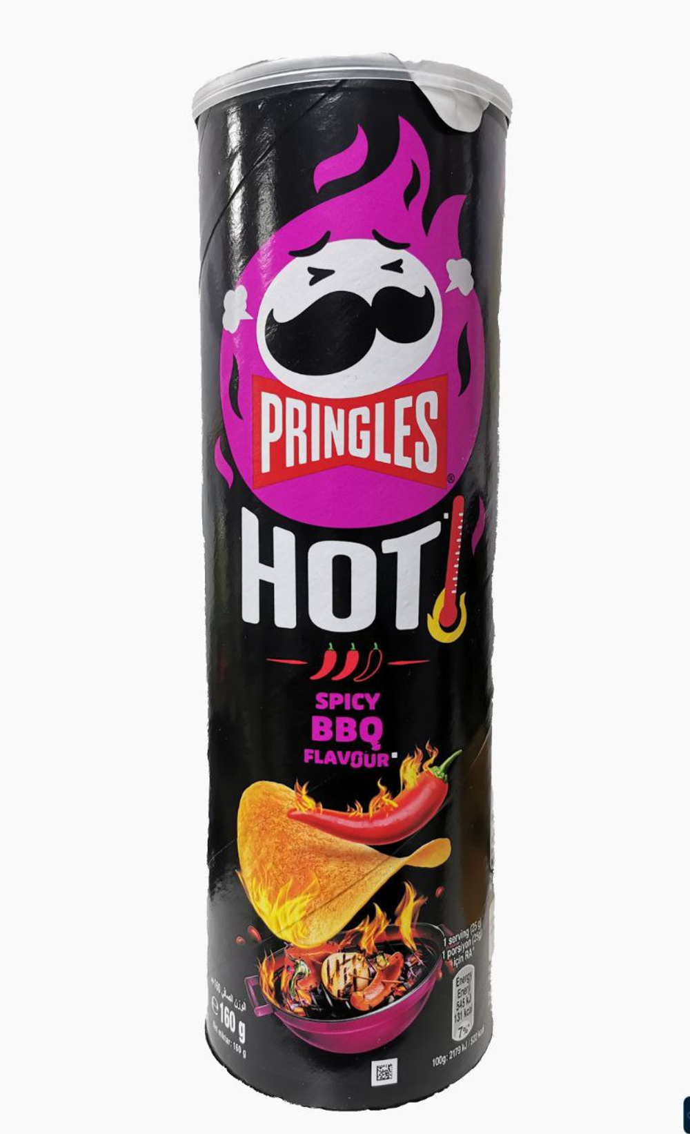 Принглс HOT SPICY BBQ 160г/19